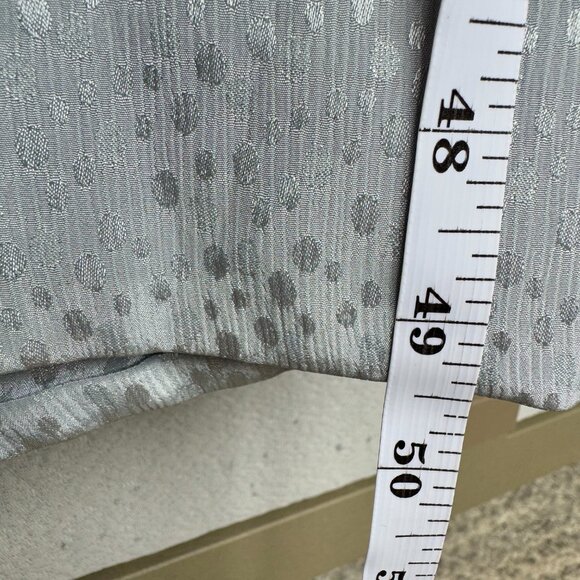 Vintage Ice Grey-Blue Long Sleeved Dress - Picture 13 of 13